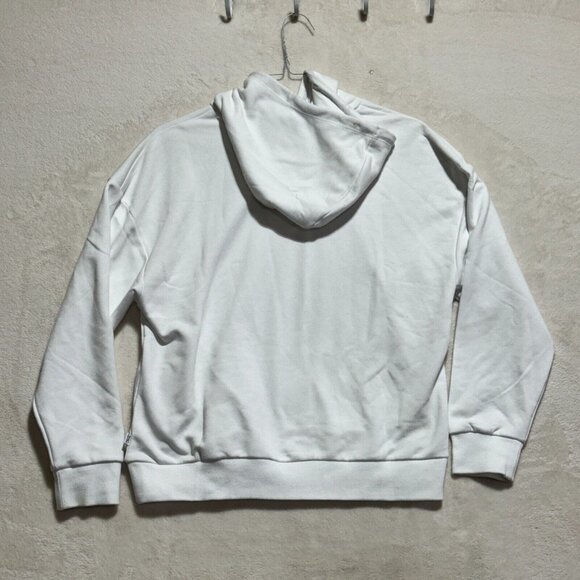 Puma Hoodie Pullover Long Sleeve White Kangaroo Pocket Women's M (New with Tags) - Picture 12 of 12